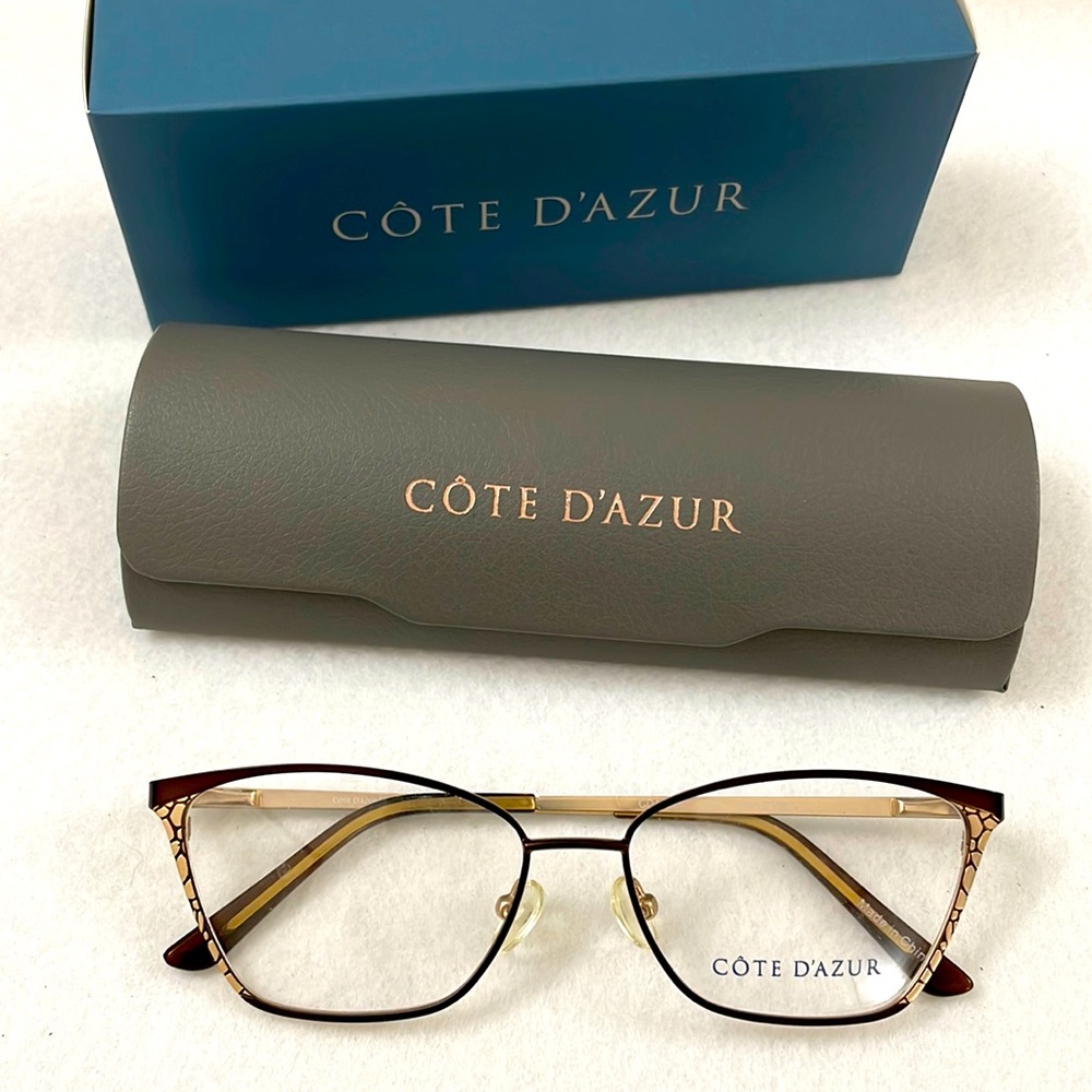 NEW Cote D’Azur Glasses with Case